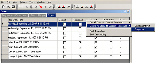 Deleting non-Reference scans